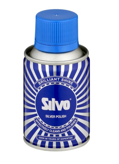 Buy Silvo Silver Gold Aluminum Electroplate and Chrome Polish for Brilliant Shine Over 90 Years of Expertise 100 ml in UAE