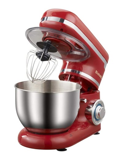 Buy BioloMix Household Stand Mixer 4L, 1200W, 6-Speed Food Mixer, Kitchen Electric Mixer with Dough Hook, Whisk, Beater, Bowl, Free Hands Mixer in Saudi Arabia