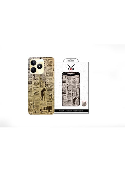 Buy Ozo Ray skins Transparent Magazine Print Style (SV504MPS) (Not For Black Phone) For Infinix Hot 30 in Egypt