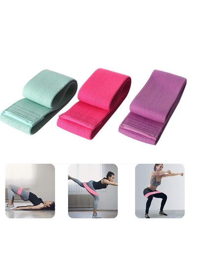 Buy Yoga Belt Squat Hip Ring Bands Blocks Resistance Belt Stretch Non Slip Tension Rine Fitness Gym Training Elastic Ring Suit in UAE