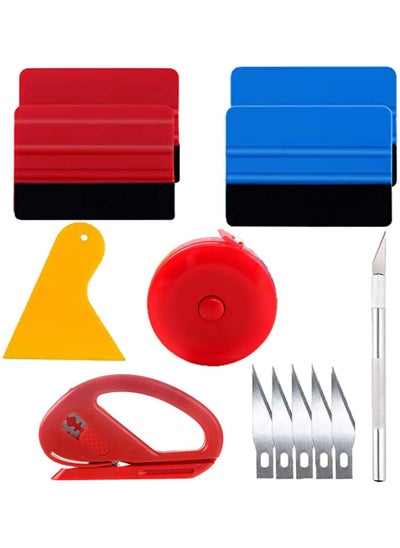 Buy 13 Pcs Car Vinyl Wrap Tool Kit Wrap Squeegee Tool Kit Wallpaper Smoothing Tool Kit Felt Squeegee Vinyl Squeegee Tools for Car Wrapping and Install Wallpaper in UAE