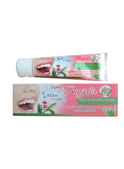 Buy ISME Rasyan Herbal Clove Toothpaste with Aloe Vera &Guava Leaf in UAE