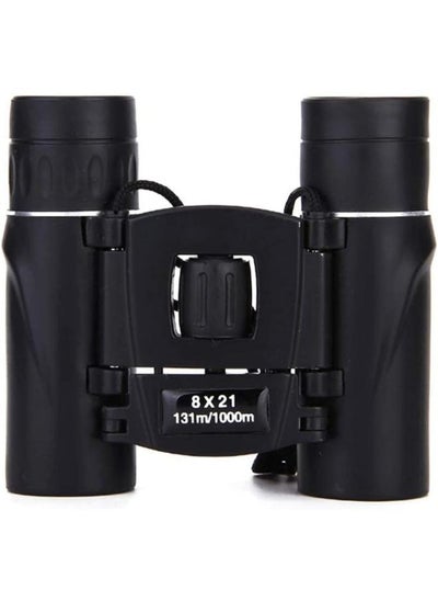 Buy Telescope Zoom Binoculars 8X21 Compact Long Range 1000M Folding HD Powerful Mini Telescope BAK4 FMC Optics for Sports Camping in UAE