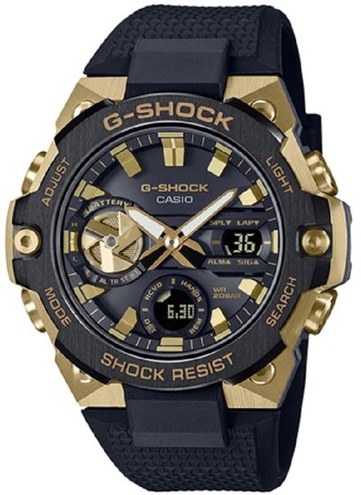 Buy Casio Men Watch G-Shock Steel Smartphone Link Tough Solar Analog Digital Black Dial Resin Band GST-B400GB-1A9DR in Saudi Arabia