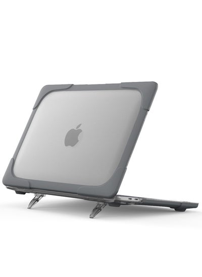 Buy Hard Shell Case Cover with Kickstand Shockproof Function for MacBook Pro(A2251/A2289/A2338) 13 inch in UAE