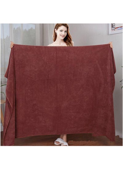 Buy Super Absorbent Soft Quick-Drying Lint-Free Household Large Bathroom Towel in Saudi Arabia