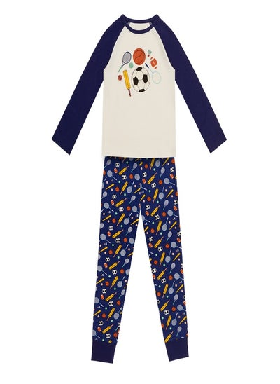 Buy Greentreat Boys Organic Cotton Loungewear Set in UAE