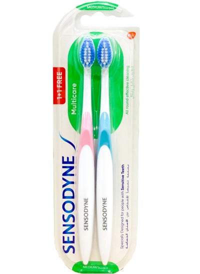 اشتري Sensodyne Complete Protection 1+1 ToothBrush for Sensitive Teeth- Multicare في مصر