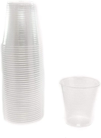 Buy Disposable plastic cup - 100 pcs/water dispenser cups/small in Egypt