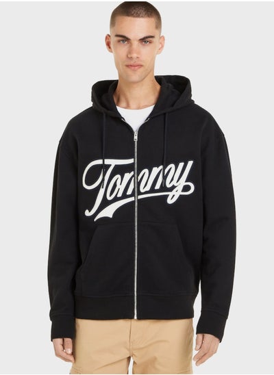 Buy Text Print Hoodie in UAE