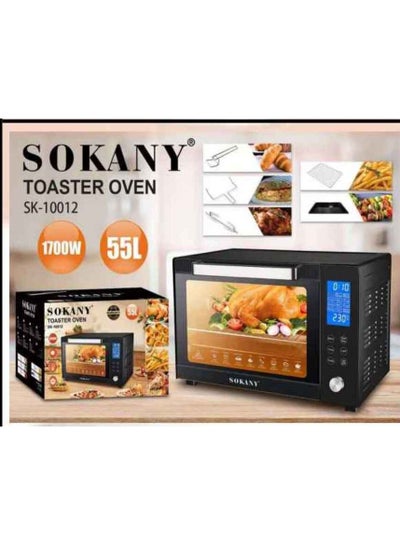 Buy Sokani digital oven 55 liters 1700 watts sk-10012 in Egypt