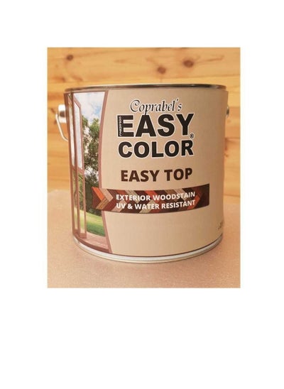 Buy Easy Color Easy Top Woodstain Teak 507 - 750ml in UAE