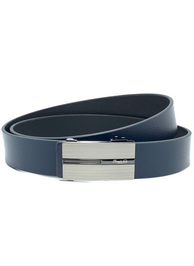 Buy Classic Milano Genuine Leather Belts for men Print Texas Osaka Mens belt (Blue) by Milano Leather in UAE