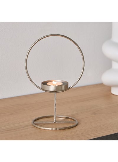 Buy Calot Metal TeaLight Candleholder 13 x 10 x 19.5 cm in Saudi Arabia