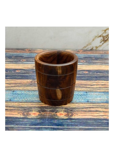 اشتري Handmade wooden cup from healthy wood, 100% natural colors في مصر