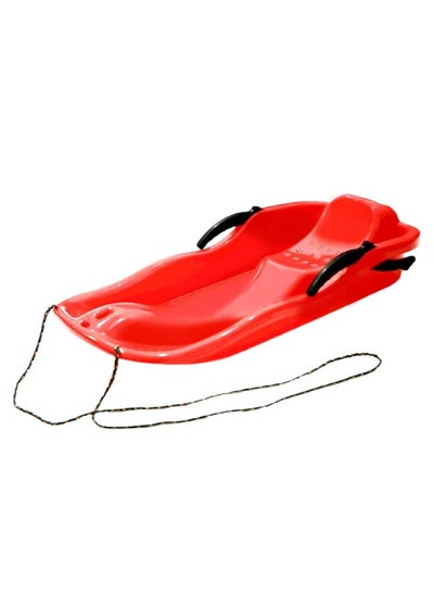 اشتري Portable Snow Sled Sand Grass Skiing with Pull Rope, Slippery Racer Downhill Toboggan Rolling Snow Slider, for Kids Boat Sledge Sprinter (Random color). في الامارات