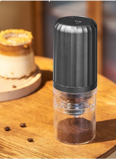 Buy HOOPZOZA Portable Electric Coffee Grinder Grey in UAE