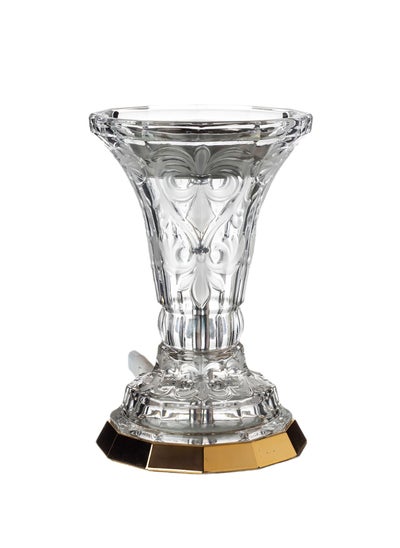 Buy Electric Incense Crystal Burner With Gold Color Base in Saudi Arabia