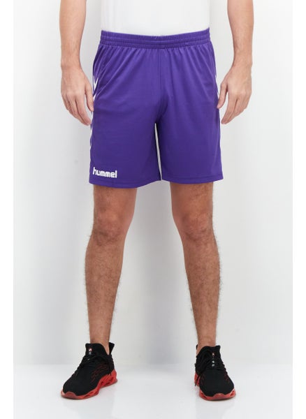 اشتري Men Sportswear Fit Training Short, Purple/White في الامارات