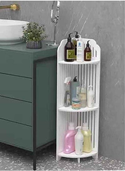 Buy Bathroom Shelf Corner Storage Cabinet 21 x 80 cm in UAE