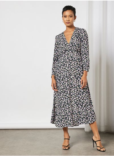 Buy Floral Print Maxi Dress in UAE