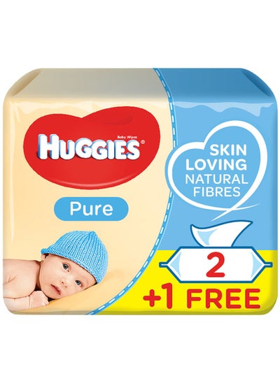 Buy Baby wipes 3x56 wipes in Saudi Arabia