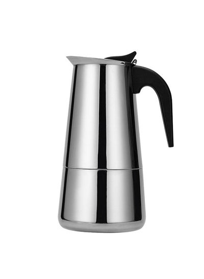 Buy Coffeepot Stainless Steel Coffee Maker Portable Electric Mocha Latte Stove Espresso Filter Pot European Coffee Cup in UAE