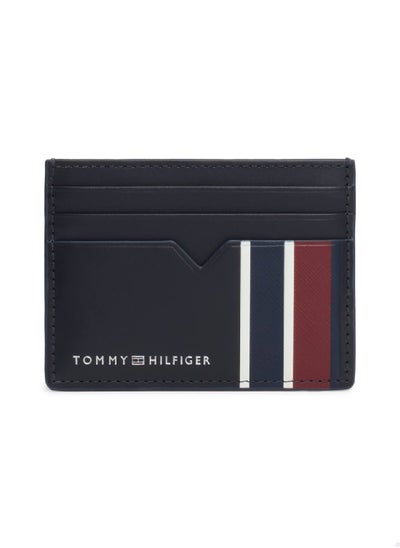 Buy Men's Corporate Leather Credit Card Holder, Blue - Leather in Saudi Arabia