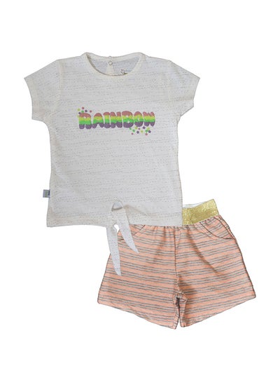 Buy Rainbow 3D print Tshirt and shorts Set in Egypt