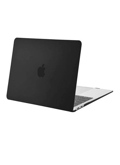 Buy MacBook Air 13 inch Protective Plastic Hard Shell Case Cover 2022 2021 2020 2019 2018 Release A2337 M1 A2179 A1932 Retina Display with Touch ID ( black ) in UAE