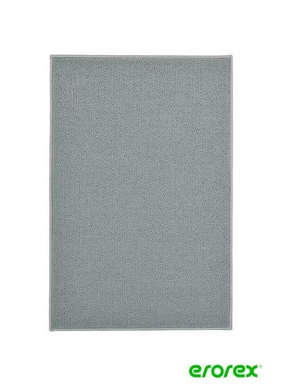 Buy Bath mat grey 40x60 cm in Saudi Arabia