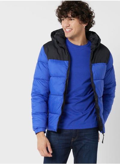 Buy Zip Through Puffer Jacket in UAE