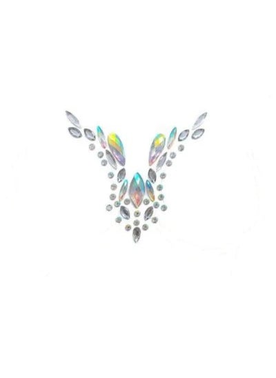 Buy Crystal Rhinestone Sticker Festival Accessories DIY Self-adhesive Crystal Face Jewelry Sticker Makeup Sticker Gem Glitter Decal in Saudi Arabia