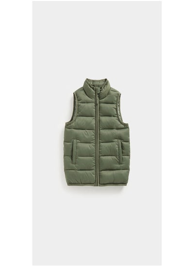 اشتري Khaki Pack Away Quilted Gilet في السعودية