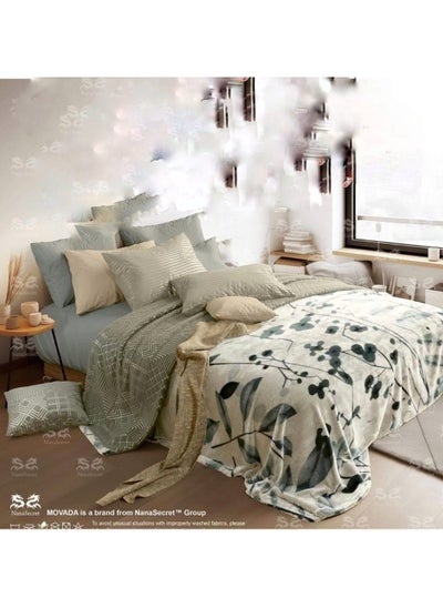 Buy Cloud blanket, two layers, double face, laser engraving, Spanish design in Egypt