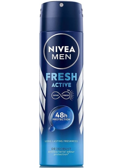 Buy Nivea Fresh Active Spray 150Ml in Egypt