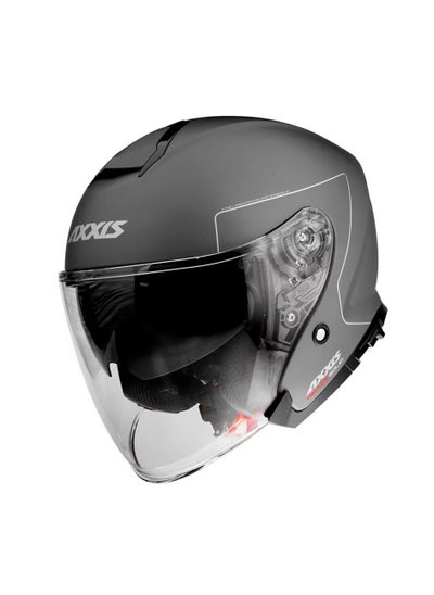 اشتري AXXIS OF504SV Mirage SV Solid Titanium Matt Motorcycle helmet outdoor grey matte في الامارات