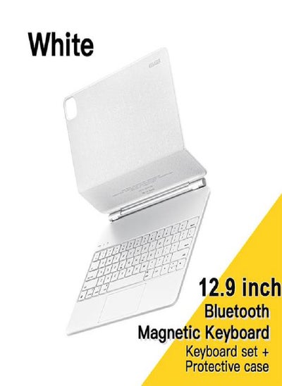 اشتري Essager Mini Intelligent Bluetooth Keyboards Anti Fingerprint Portable RGB iPad Wireless Keyboard For Tablet Computer iPad Pro في السعودية
