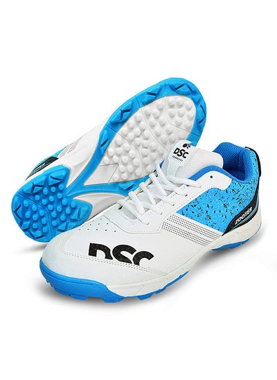 اشتري Zooter Cricket Shoe for Men and Boys, Size-8 UK (White-Blue) في السعودية