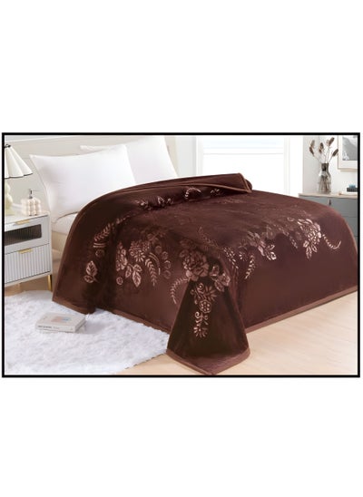 Buy 2-Ply Blanket for Single and Twin Beds (220x160cm) - Reversible, Dual-Sided Comfort in Saudi Arabia