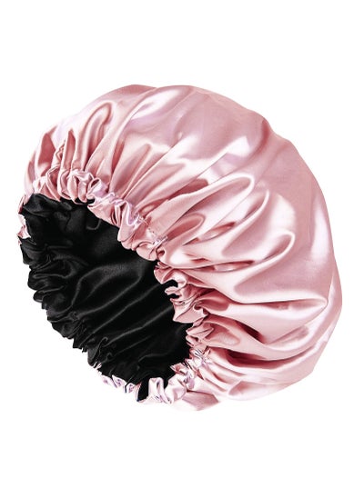 Buy Shower cap for women,Luxury Silk Lined Shower Cap, Machine Washable, Adjustable Size Reusable,Large Satin Shower Cap for all hair in UAE