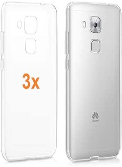 Buy 3 x Transparent Gel Case for Huawei Nova Plus – Huawei G9 Plus, Ultra Thin 0.33 mm, TPU Silicone High Strength and Flexibility in Egypt