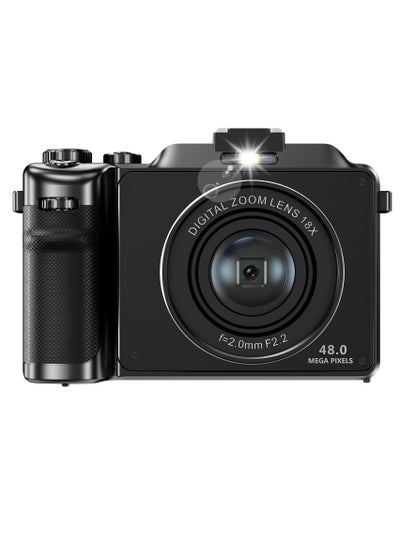 Buy High Pixel Mirrorless 48MP 4K High-definition Digital Camera with 64G Memory Card in Saudi Arabia