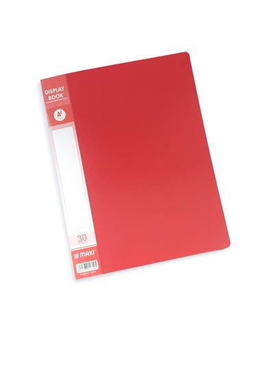 اشتري MAXI DISPLAY BOOK 30 POCKET RED في الامارات