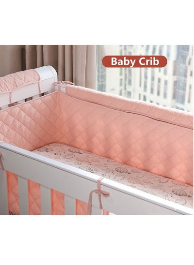 Buy Breathable Washable Baby Nursery Bed Crib Thick Pad Liner Protector 360×30cm in Saudi Arabia