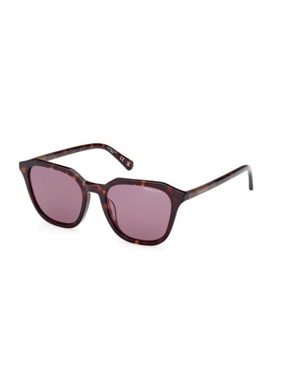 Buy Women's UV Protection Asymmetrical Shape Acetate Sunglasses GA809952E50 - Lens Size: 50 Mm - Dark Havana in UAE