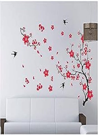 اشتري Scenery of the Spring Plum flower Wall Sticker Home Decor Removable في مصر