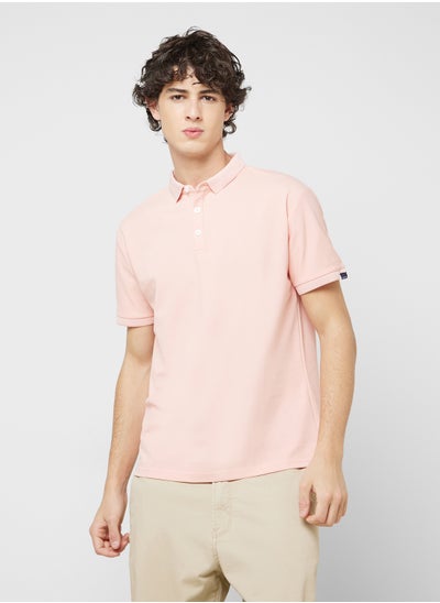 اشتري Men'S Polo Solid Short Sleeve T-Shirt في الامارات