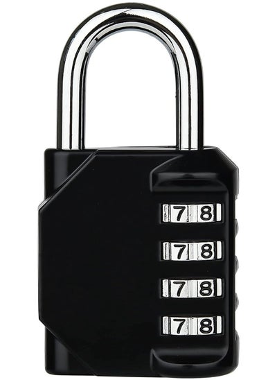 اشتري 4 Digit Combination Padlock (1 Pack, Black) في الامارات