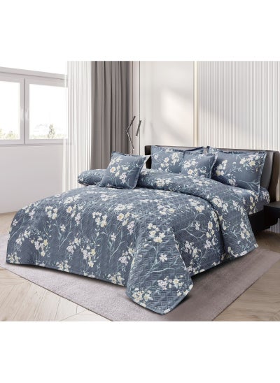 Buy Quilt set, one person, consisting of 4 pieces, polyester comforter, size 170 by 220 cm in Saudi Arabia